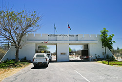 Eingang zum Etosha National Park