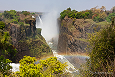 Blick in die Schlucht von Zimbabwe aus