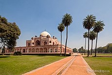 Tolle Parkanlage des Humayun-Mausoleums, Old Delhi