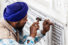 Handwerker in der Tempelanlage, Amritsar