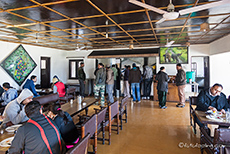 Essensraum im Dhikala Camp, Jim Corbett Nationalpark