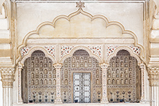 Thronnische im Diwan-i-Am, Rotes Fort, Agra
