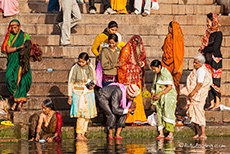 Hochzeitspaar am Ganges, Varanasi