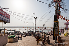 Blick über das Hauptghat, Varanasi