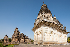 Parvati Tempel vor dem Vishwanath Tempel, Khajuraho