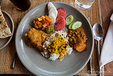leckeres indisches Mittagessen