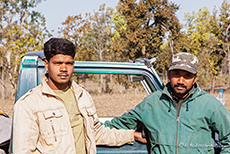 Unser Fahrer und Guide, Bandhavgarh Nationalpark