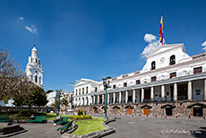 Palacio de Carondelet am Plaza Grande, Quito, Ecuador
