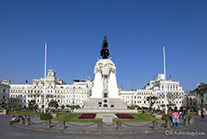 Reiterstatue von José de San Martín, Plaza San Martin, Lima