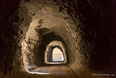 einer der vielen Tunnel die durch die Entenschlucht führen