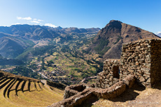 Inka Festung und Ruinen von Písac