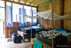 Unsere Betten in der Manu Birding Lodge