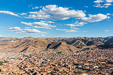 Tolle Aussicht auf Cusco
