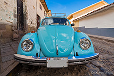 alter VW Käfer in Cusco