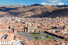 Aussicht auf Cusco, Peru